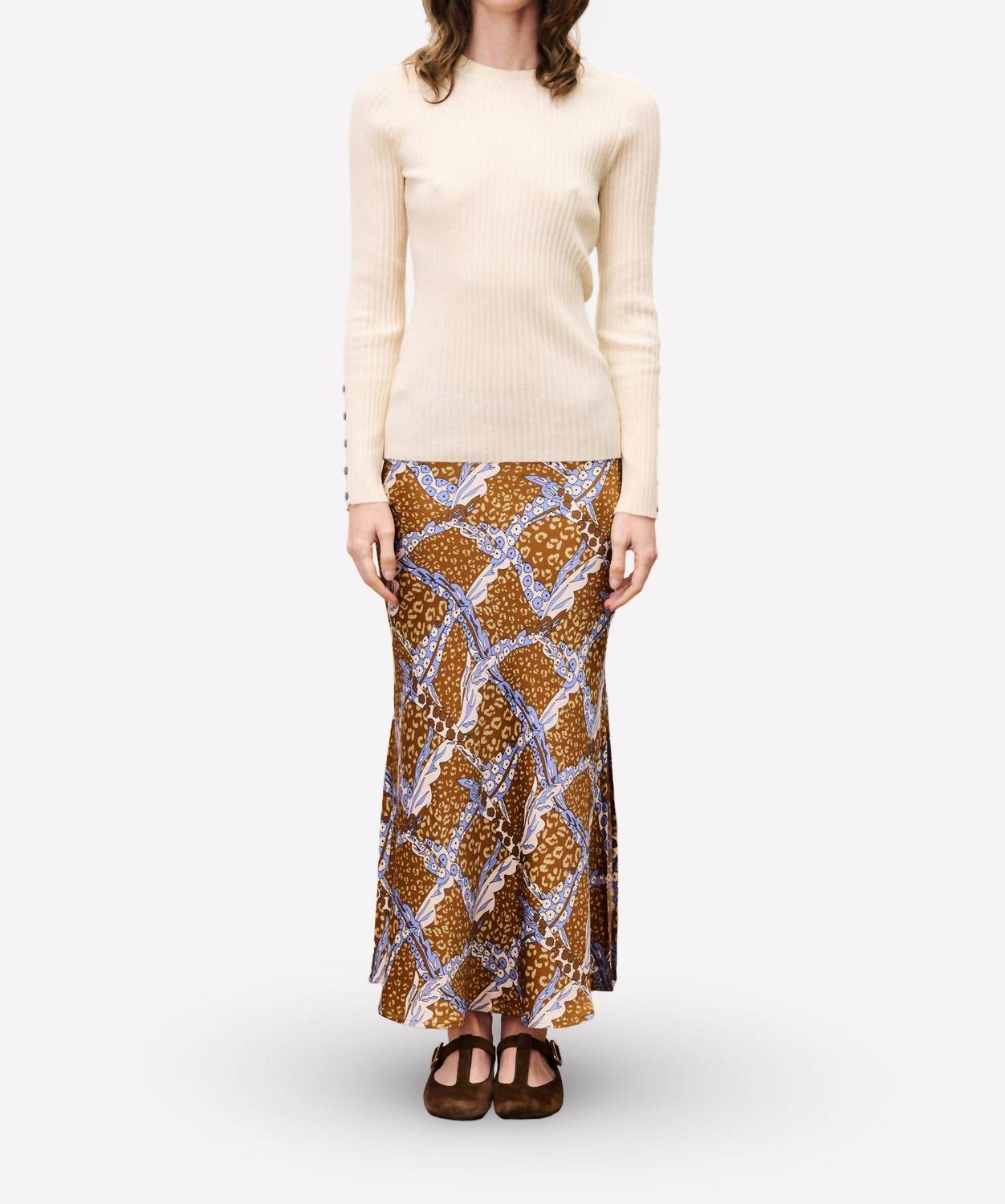 Frnch - Giono Printed Slip Skirt