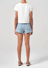 AGOLDE Ridley Short in capture - women's shorts - detail view