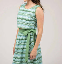 Beau & Ro Beach Tank Top in wave - women's tank top - detail view