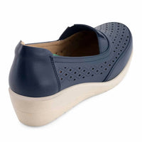 Andrea - Women's Wedge Loafer Leather