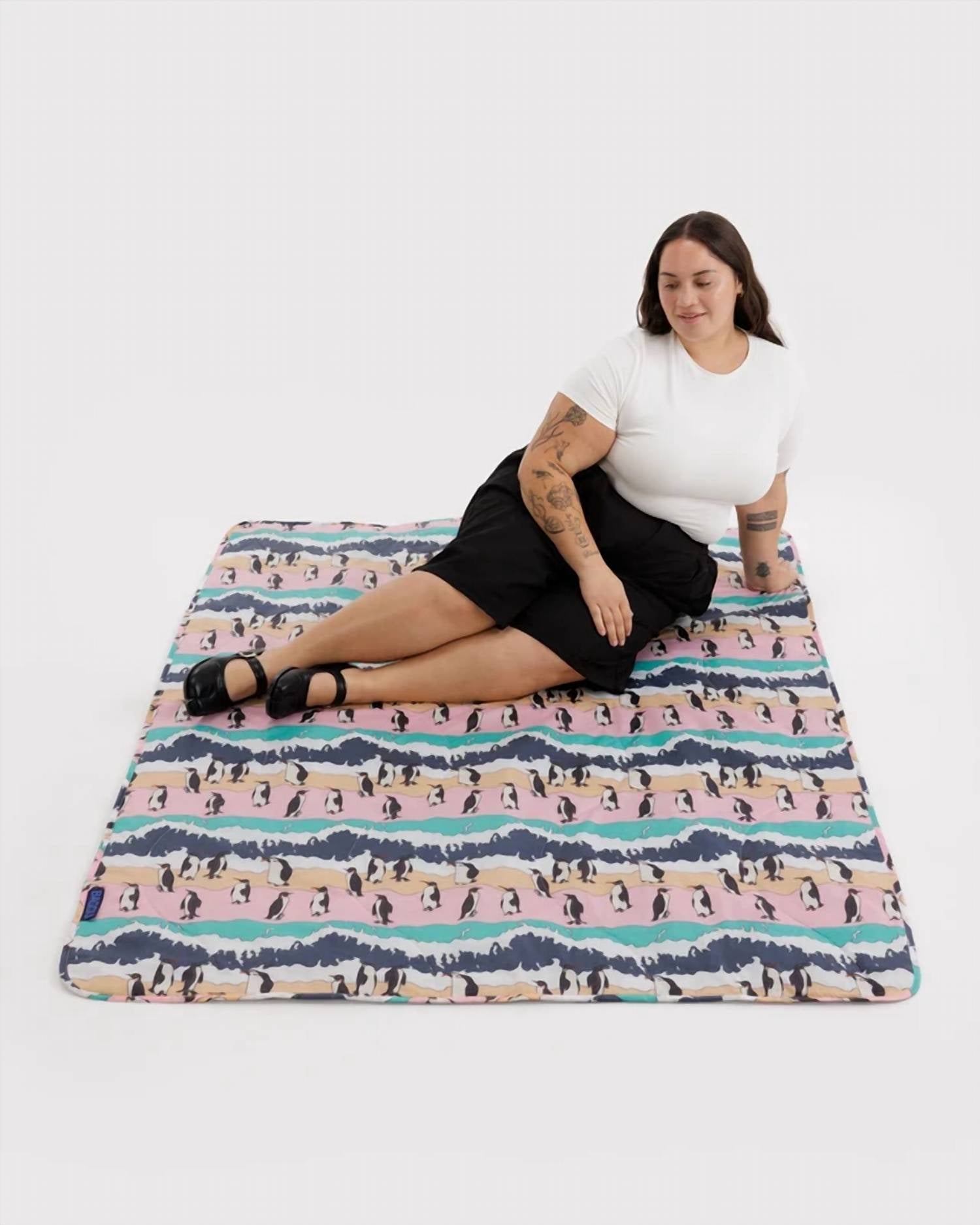 Baggu - Quilted Ripstop Puffy Picnic Blanket