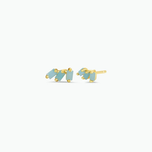 Jaxkelly - Women's Offset Trio Earrings
