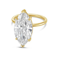 Diana M Jewels - 1.00 Ct Lab-grown Marquise-shaped Diamond Solitaire Ring