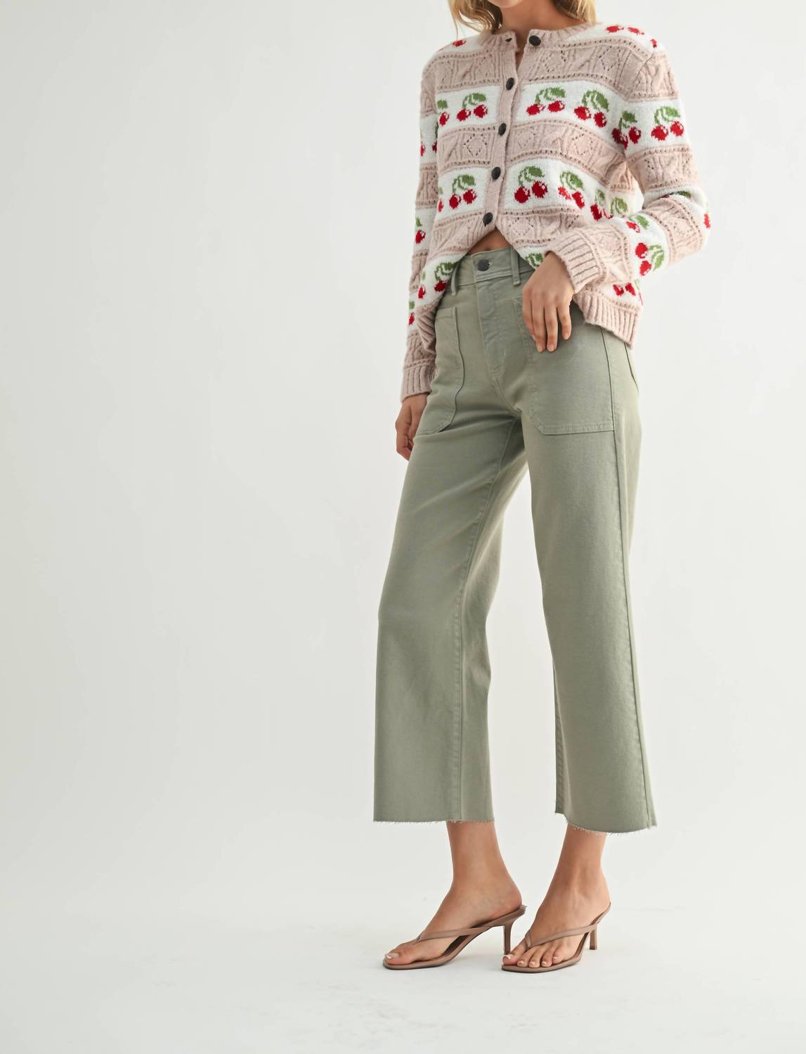 Just Black Denim - High Rise Wide Leg Denim Jeans