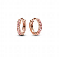 Pandora - Women's Sparkling Huggie Hoop Earrings