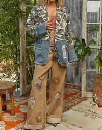 POL Camo Half Denim Jacket - women's jacket - view 4