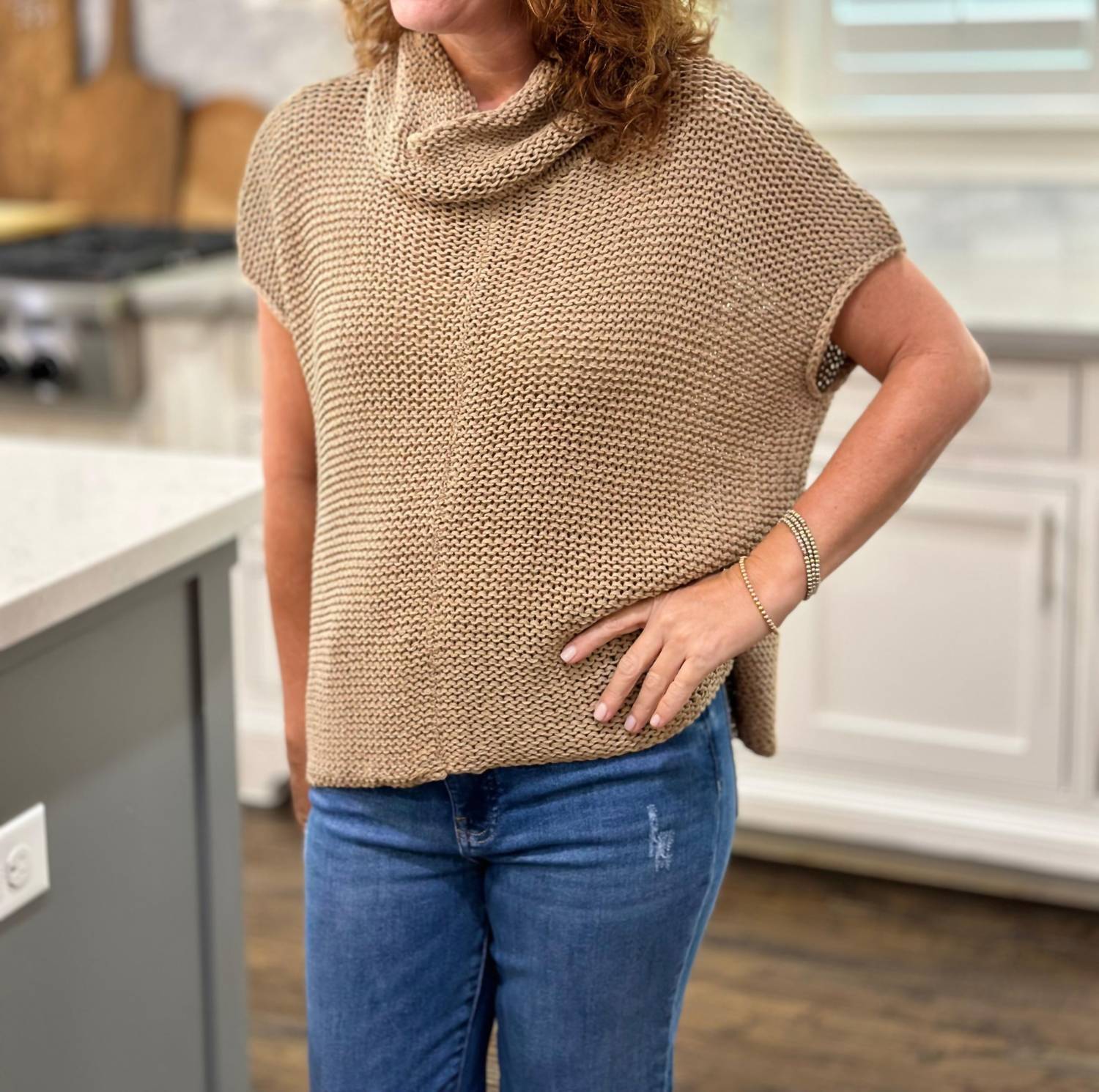 Wooden Ships - Tasha Cowl Neck Cotton Top