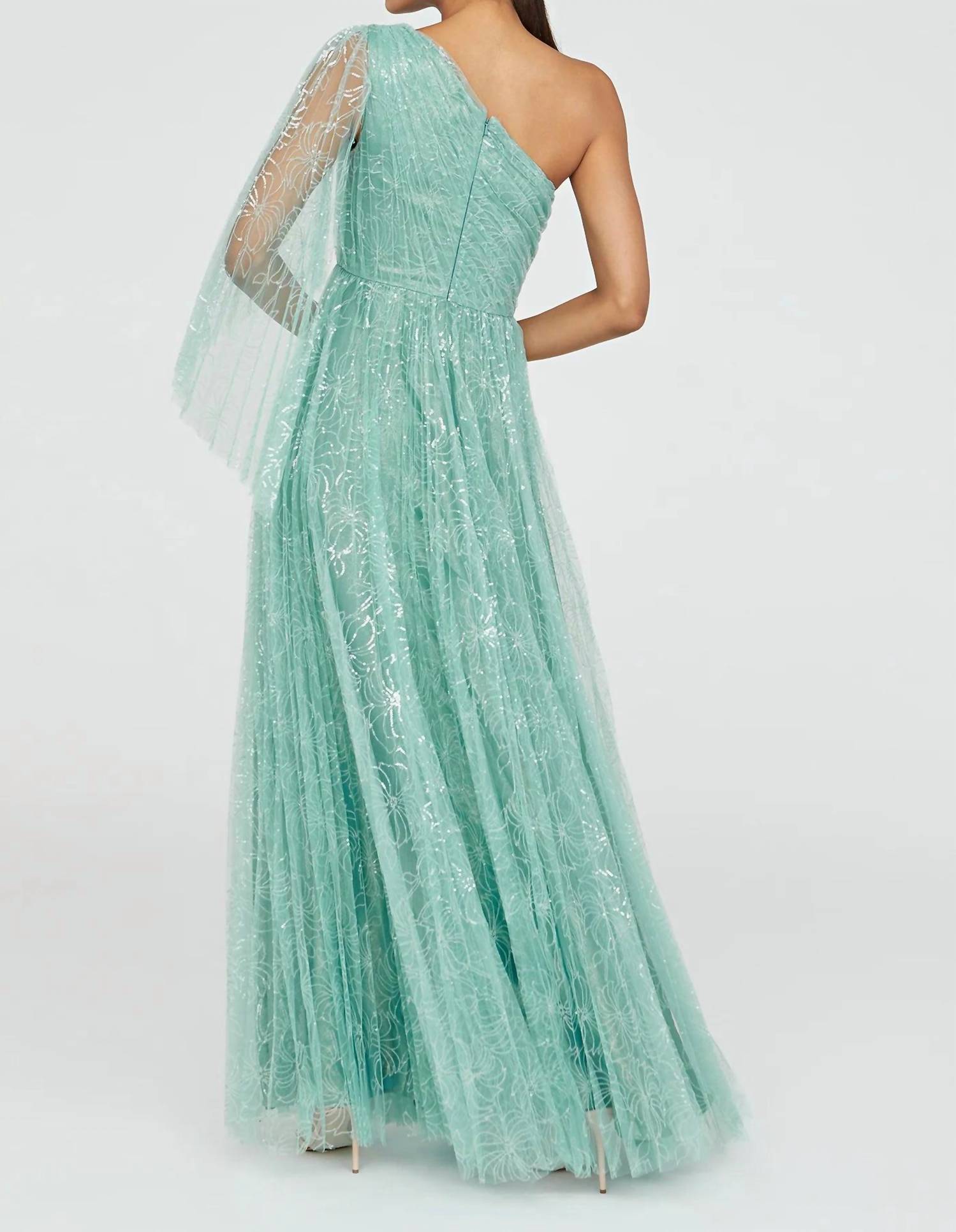 Theia - Carol One Shoulder Dress