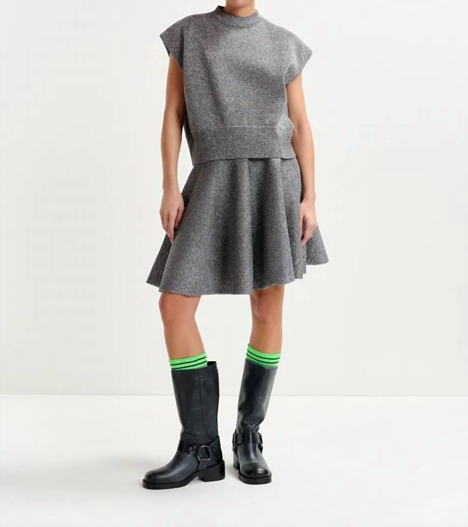 Essentiel Antwerp - Itdance Lurex Knitted Pullover Top