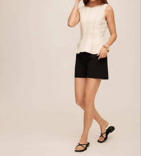 Fifteen Twenty - Women's Zoyla Contrast Stitch Top