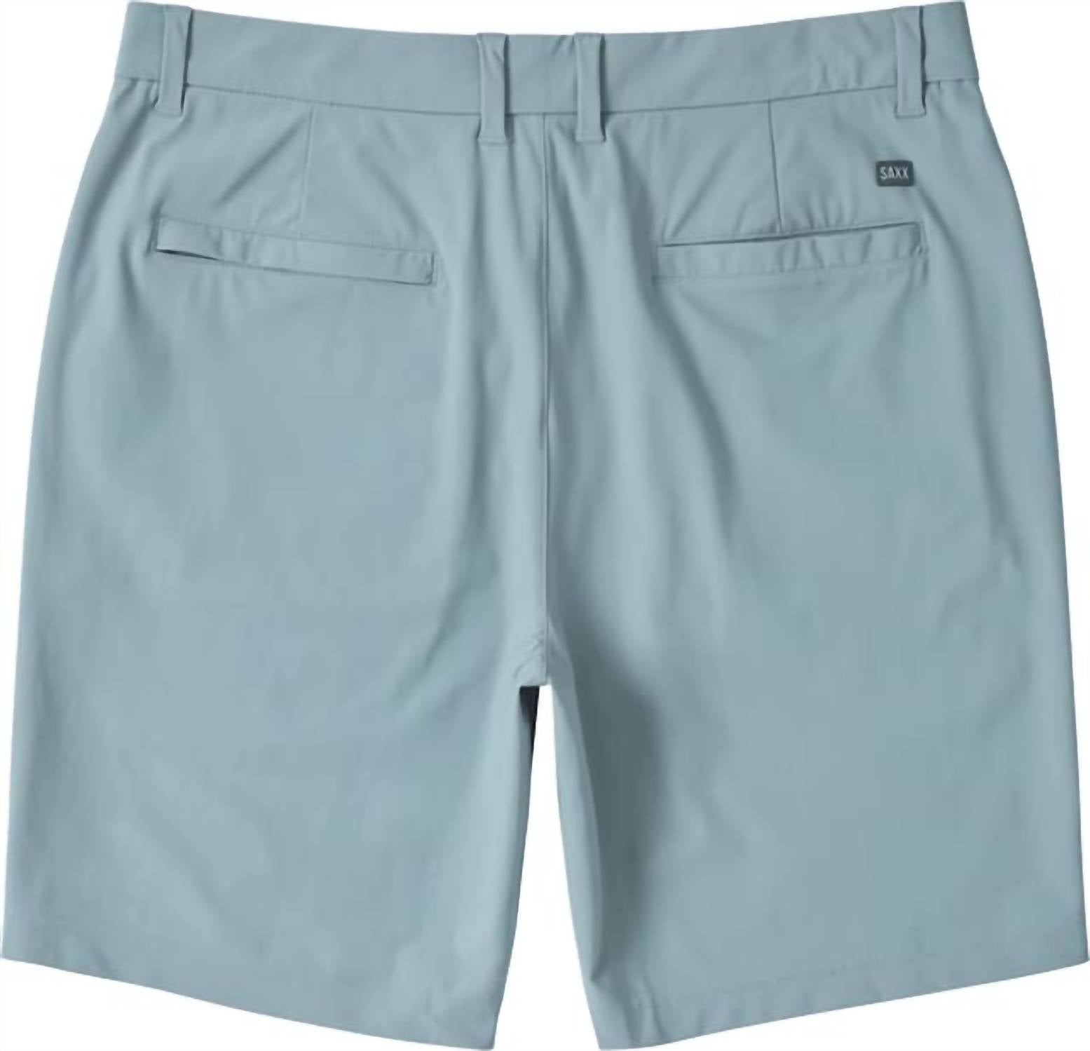SAXX Caddie Golf Short 8in in silver pine - men's shorts - view 4