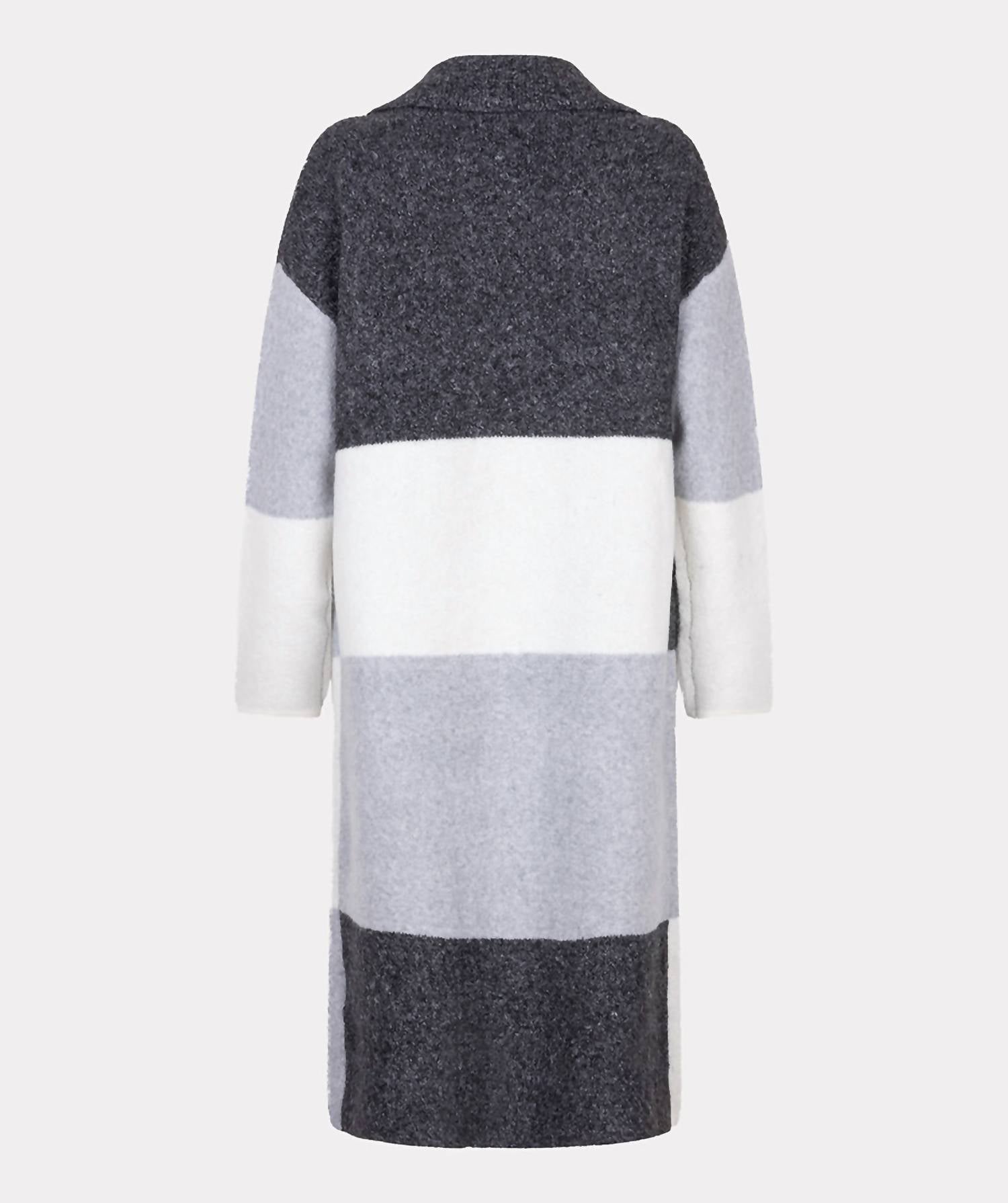 Esqualo - Colour Block Long Cardigan