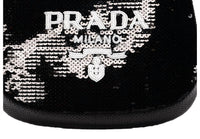 Prada - Women's Cleo Sequin Milano Logo Mini Leather Shoulder Bag