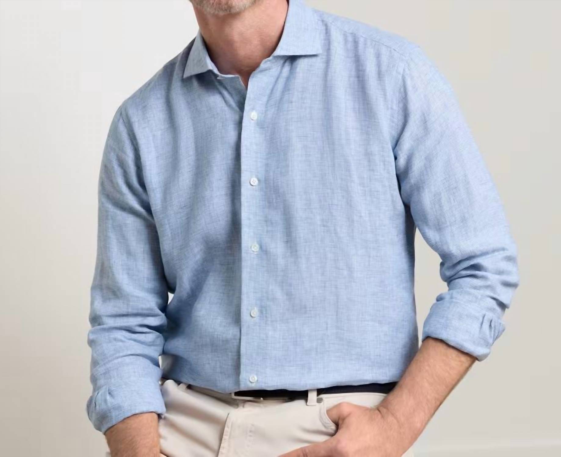 Peter Millar - Astino Lino Check Sport Shirt