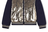 Billieblush - Kids' Sequin Bomber Jacket