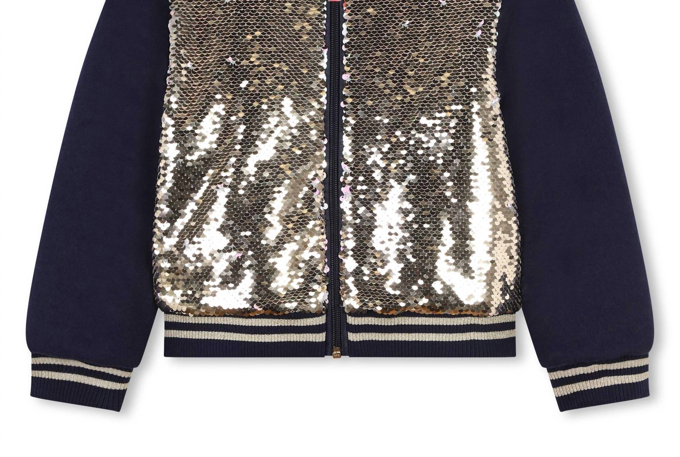 Billieblush - Kids' Sequin Bomber Jacket