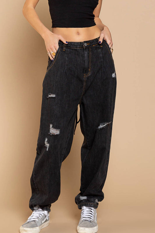Pol - Denim Slouchy Jeans