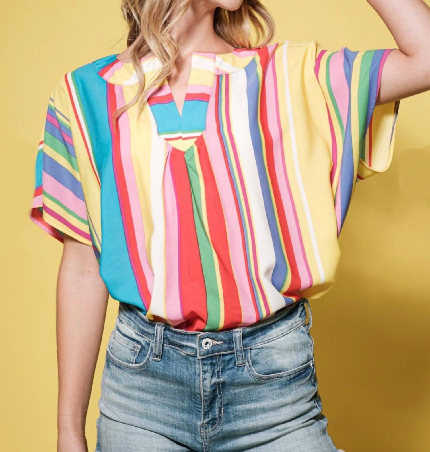 Ces Femme - Wildflower Short Sleeve Tunic