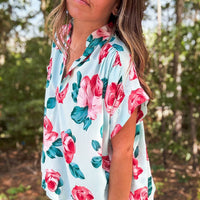 Adrienne - Rosey Posey Top