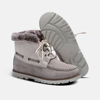 Lamo Women's Autumn Lace Up Boot in white dove - women's shoe - view 9