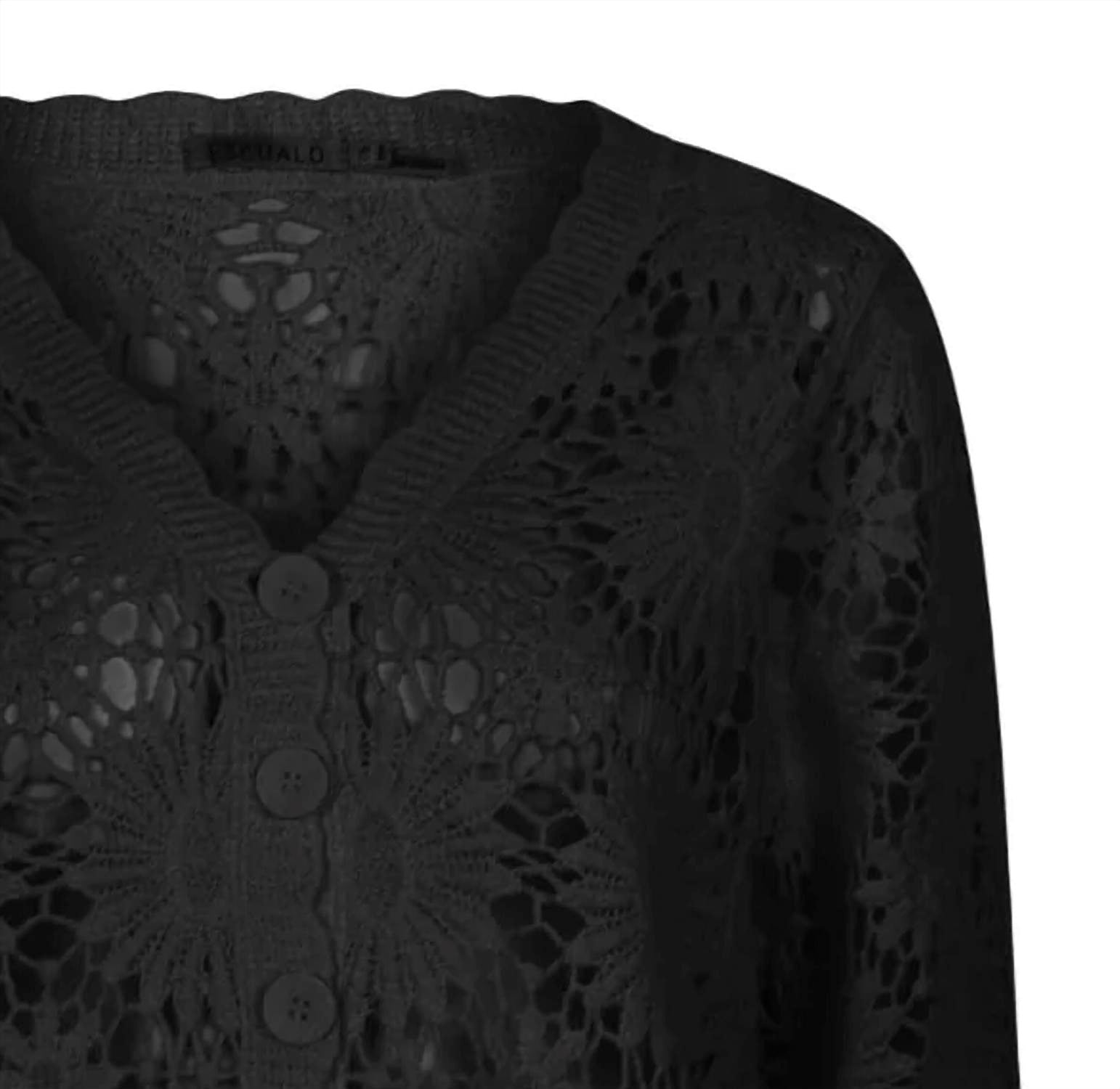 Esqualo - Women's Caya Crochet Floral Cardigan