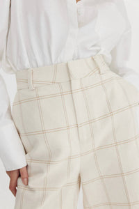 Significant Other - Georgia Check High Waist Trouser Pant