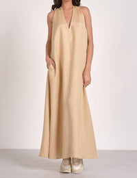 Elan - Maxi Sleeveless V-neck Dress