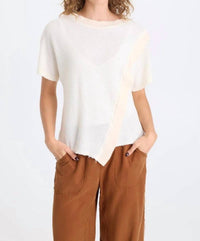 Xcvi - Ursus Asymmetric Panel Pullover Top