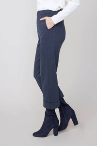 Renuar - Herringbone Crop Pant