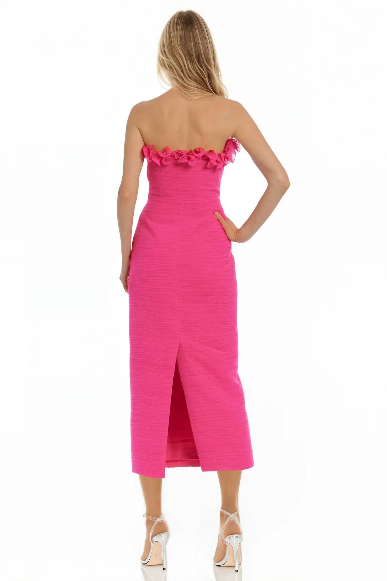 One33 Social - Mia Strapless Ruffled Gown
