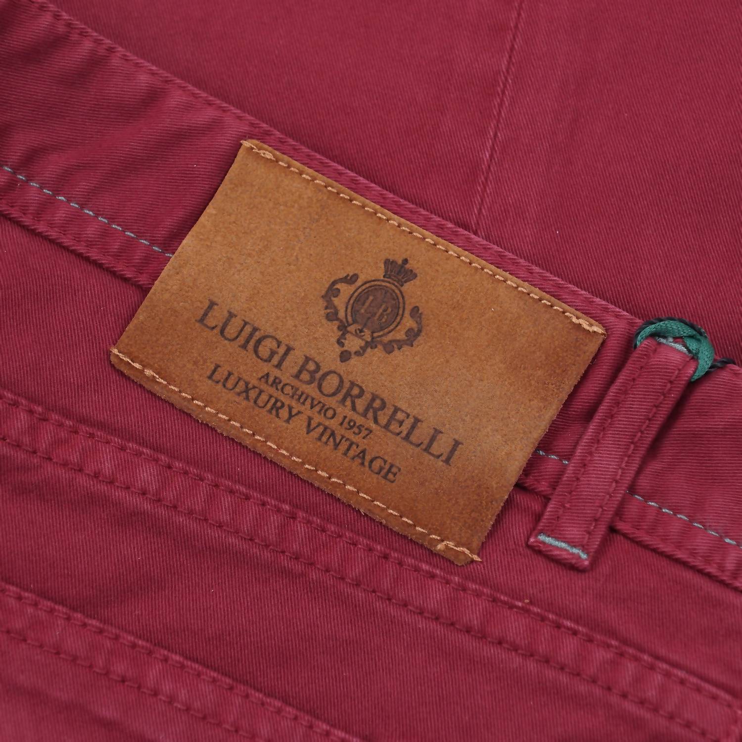 Luigi Borrelli Napoli - Men's Slim-fit 5-pocket Pants