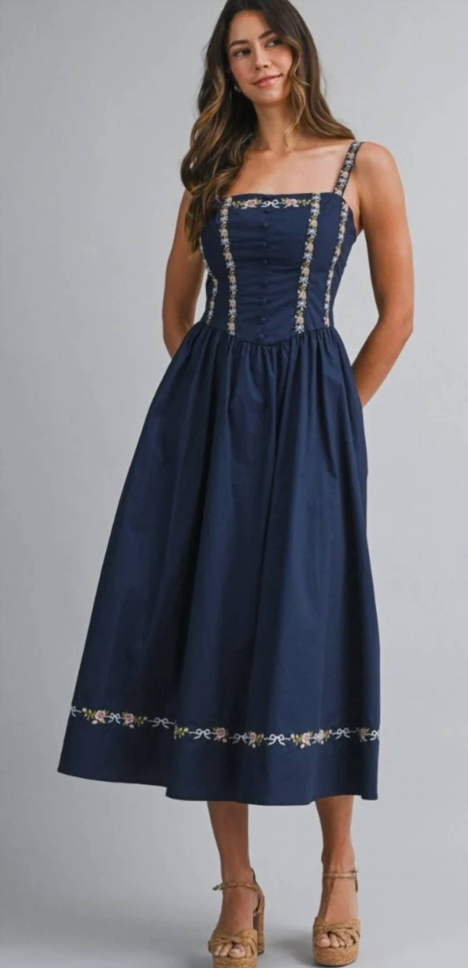 Mable - Sweet Magnolia Midi Dress