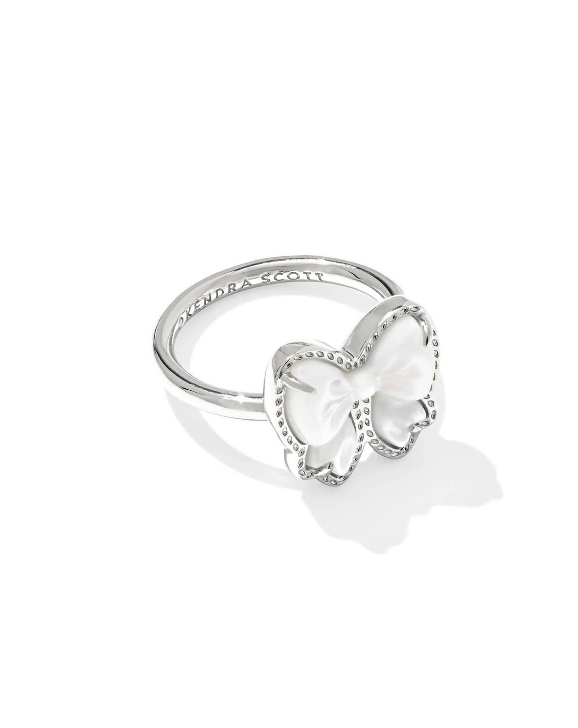 Kendra Scott - Women's Haley Bow Silver Ring