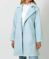 Mystree - Lapel Collar Robe Coat