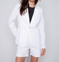 Charlie B - Solid Linen Blazer