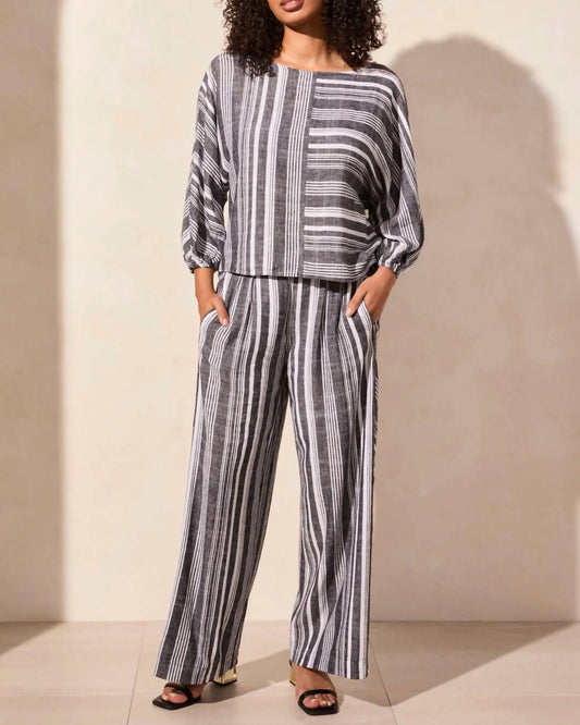 Tribal - Pull On Flowy Wide Pants