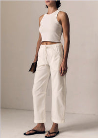 Le Jean - Mara Sateen Drawstring Pant