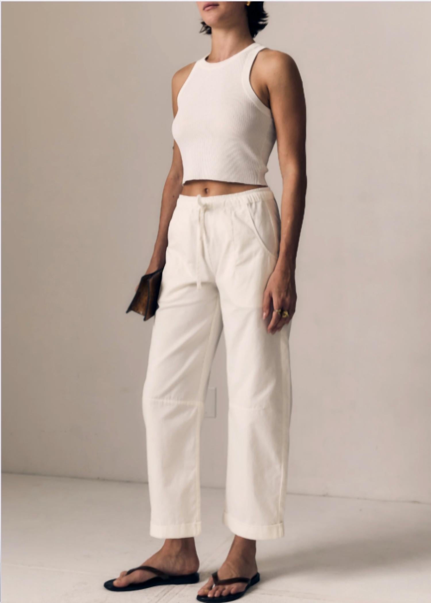 Le Jean - Mara Sateen Drawstring Pant