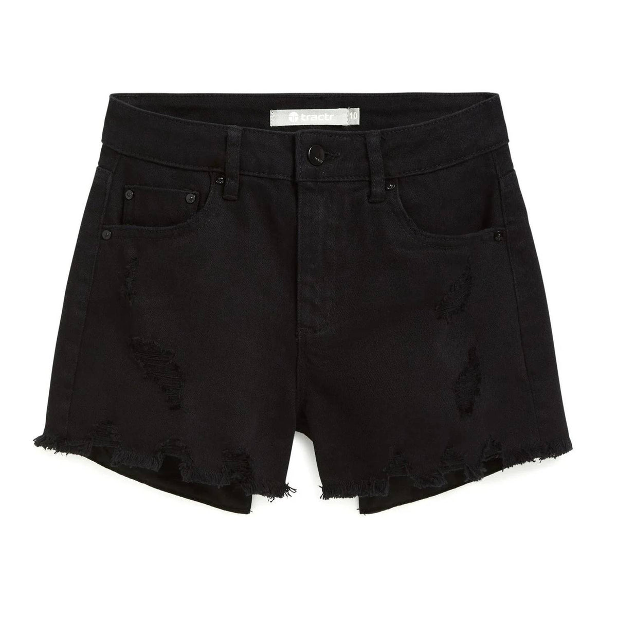 Tractr - Girl's Weekender Short With Distressing