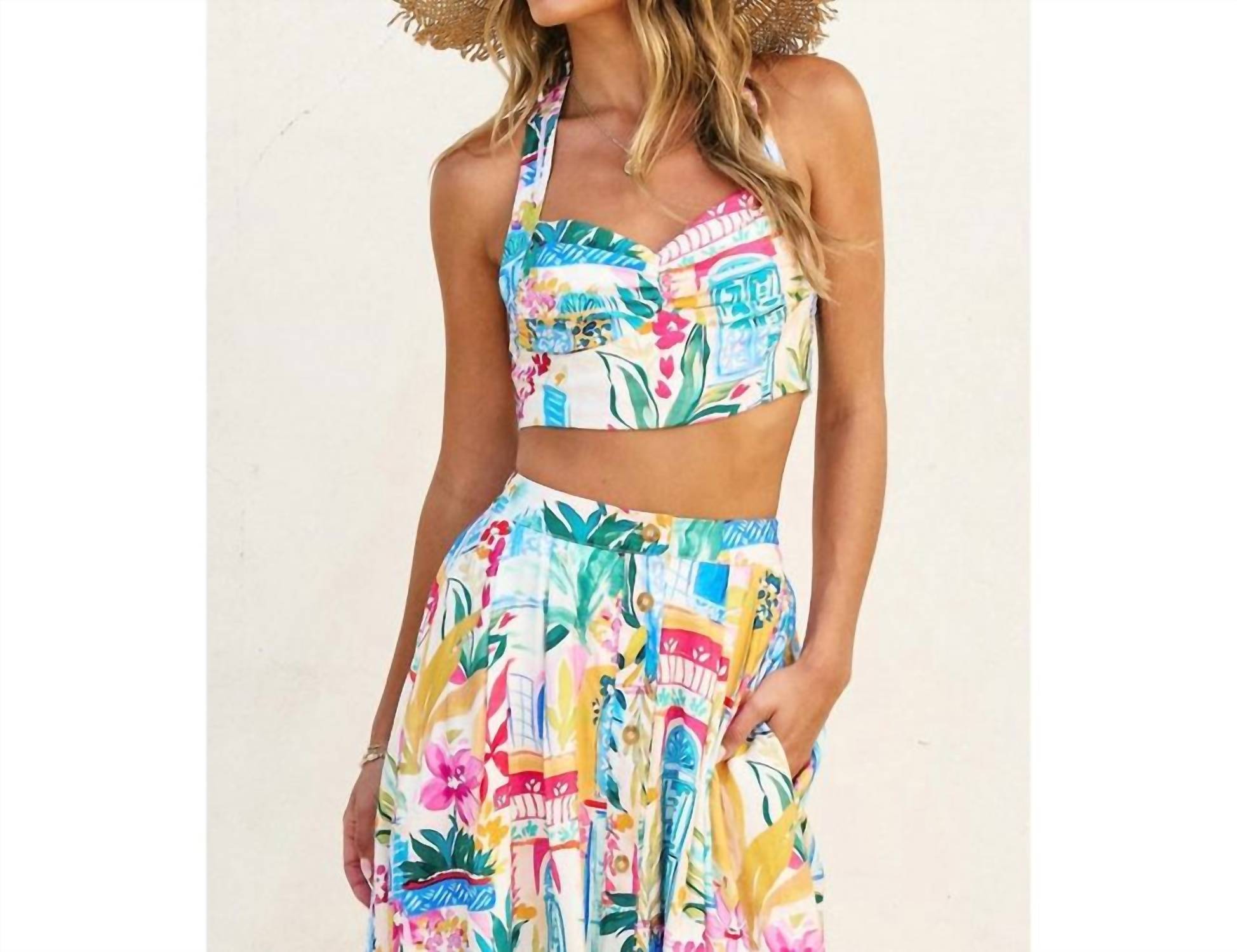 DRESS FORUM Sweet Dreams Top in multicolor - women's shirt