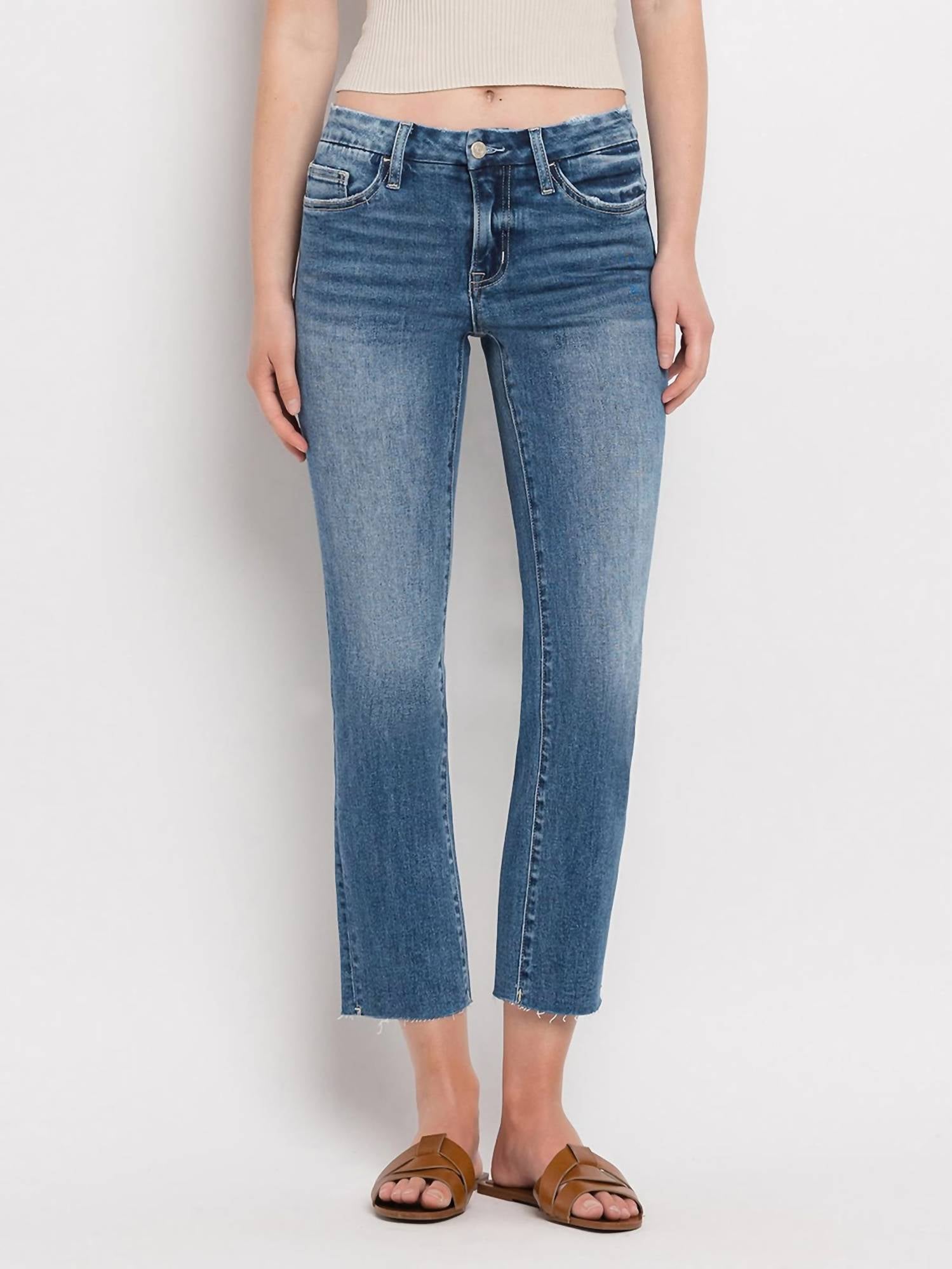 VERVET BY FLYING MONKEY Carlene Jeans in denim - women's pants - view 4