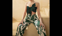 Andres Otalora - Women's Suspiro Tie Detailed Silk Organza Crop Top