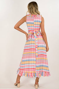 Never A Wallflower - Ruffle Wrap Dress