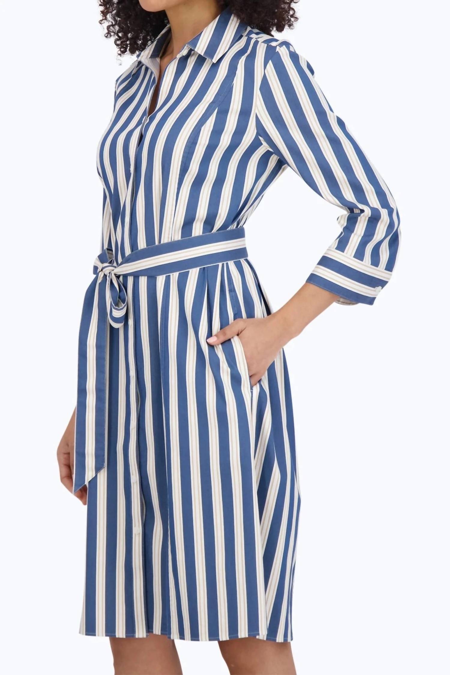 Foxcroft - Fiona Stretch 3/4 Sleeve Dress