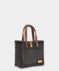 Maria Victoria Women's Sofia Crossbody Bag in chocolate brown - women's bag - detail view