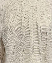 Davi & Dani - Women's Cable Knit Turtleneck Sweater Top