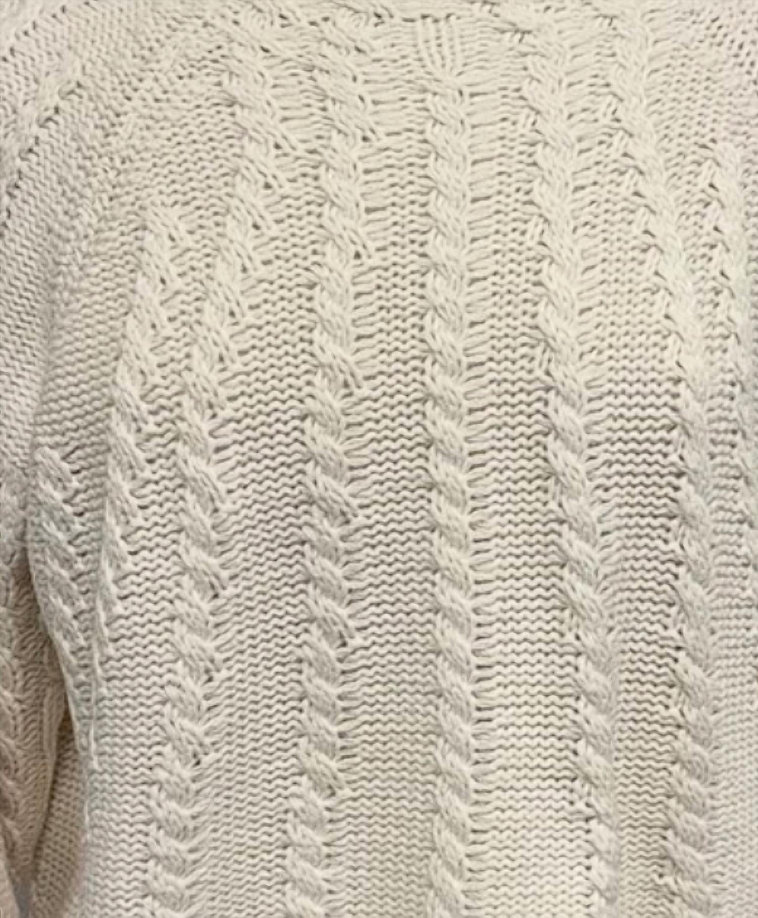 Davi & Dani - Women's Cable Knit Turtleneck Sweater Top