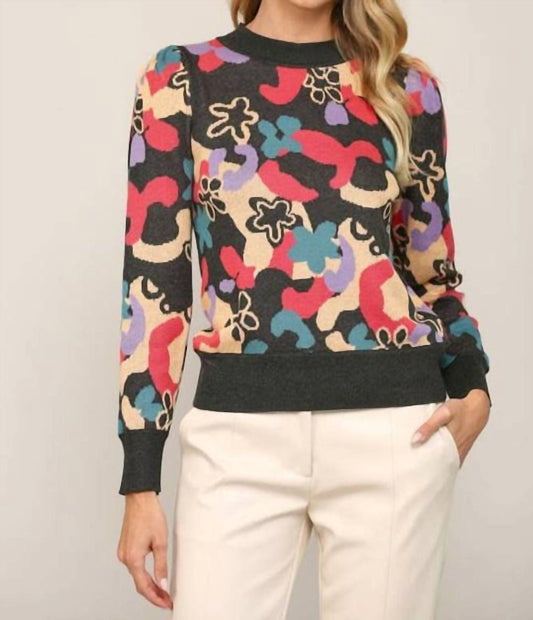 Fate - Abstract Jacquard Knit Sweater