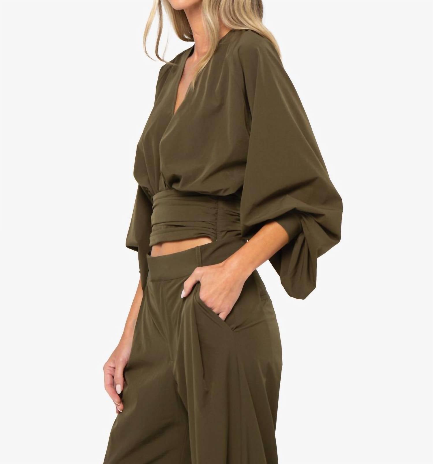 Jbq - Eleonor Three-quarter Sleeve Top