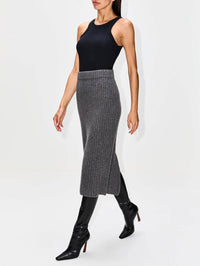 The Elder Statesman - Ribbed Pencil Skirt